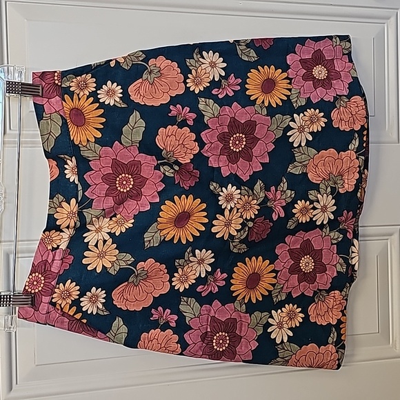 Modcloth Dresses & Skirts - Cotton, Skirt, Casual, Summer, Flower, Mini, Vacation, Earthy, Girly, Nwt